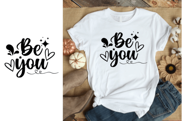 Be You - Christian Typography Vector