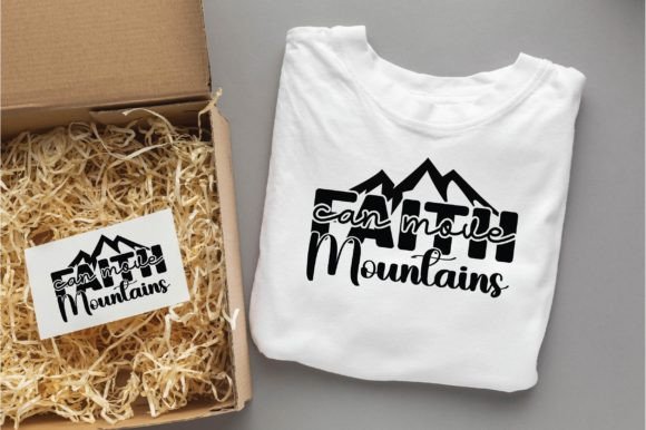 Can Faith Mountains Christian Svg Png