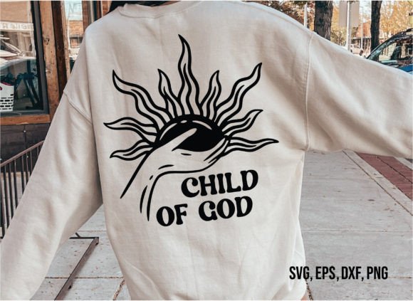 Child of God SVG, Jesus SVG, Religious T-Shirt Designs