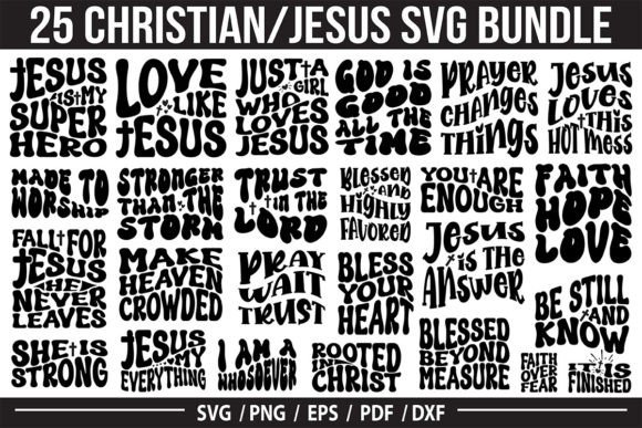 Christian SVG Bundle, Faith Bundle, Jesus T-Shirt Designs