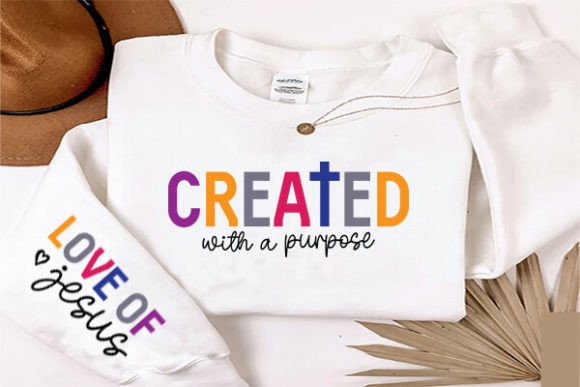 Created with a Purpose Love of Jesus T-Shirt Designs
