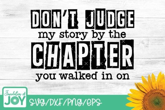 Don't Judge, Christian Quote Svg T-Shirt Designs