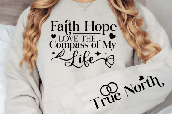Faith Hope Love SVG, Christian Sleeve Svg