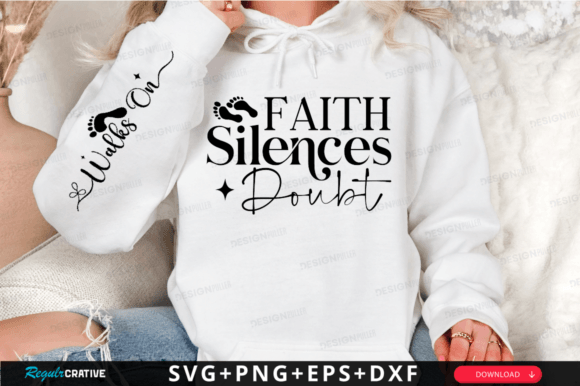 Faith Silences Svg Design, Christian SVG