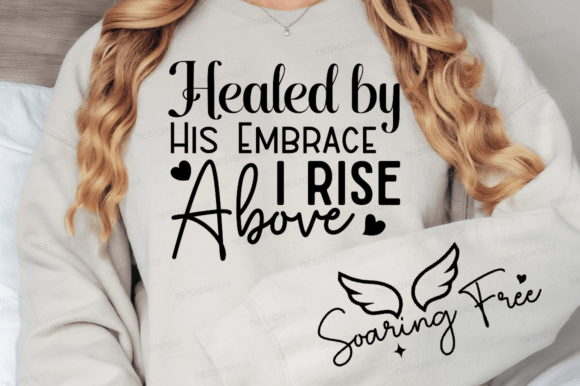 Healed by His Embrace, BoHo Christian SVG