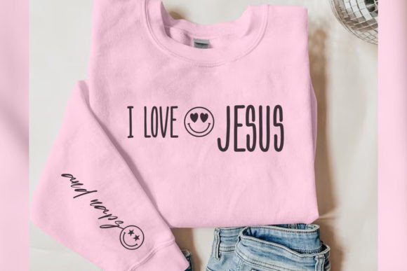 I Love Jesus and Naps SVG Sleeve Shirt