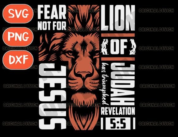 Jesus Lion Svg, God Svg T-Shirt Designs