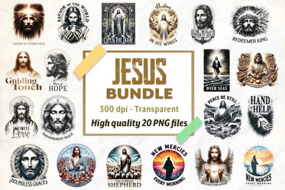 Jesus Sublimation Bundle-240320 T-Shirt Designs