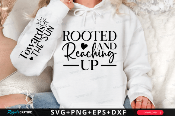 Rooted Reaching Up Svg, Christian SVG